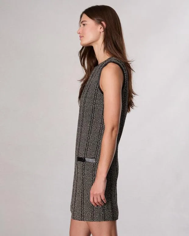 Women Dresses and Skirts Rag and Bone Frances Tweed Mini Dress Black Multi