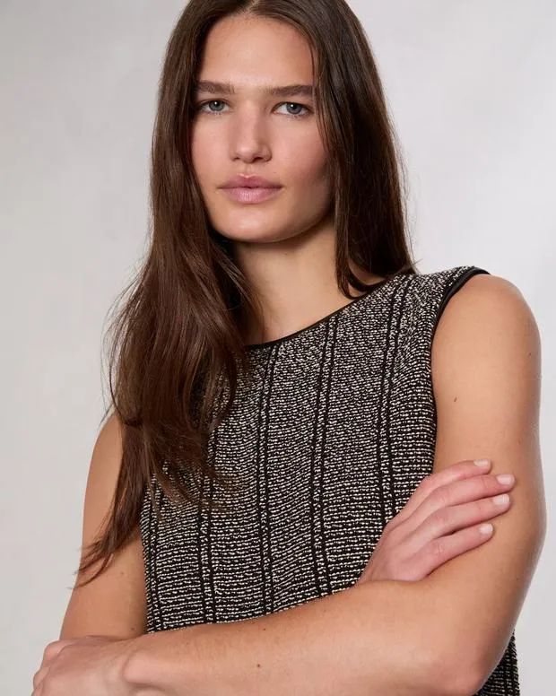 Women Dresses and Skirts Rag and Bone Frances Tweed Mini Dress Black Multi
