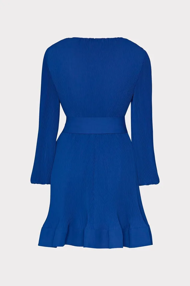 Women Dresses Milly Liv Pleated Dress Sapphire