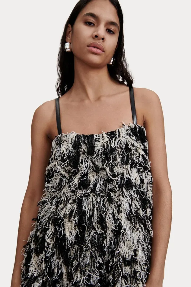 Women Dresses Rachel Comey Palmer Dress Blackwhite