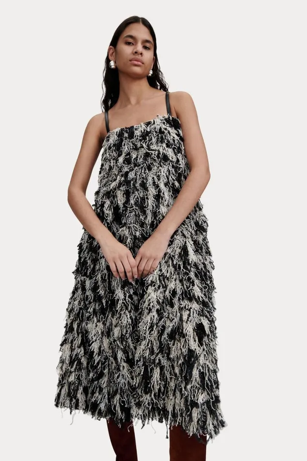 Women Dresses Rachel Comey Palmer Dress Blackwhite