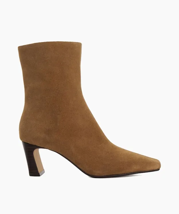 Women Dune London Ankle Boots Pointed Toe Heel Ankle Boots Neutral
