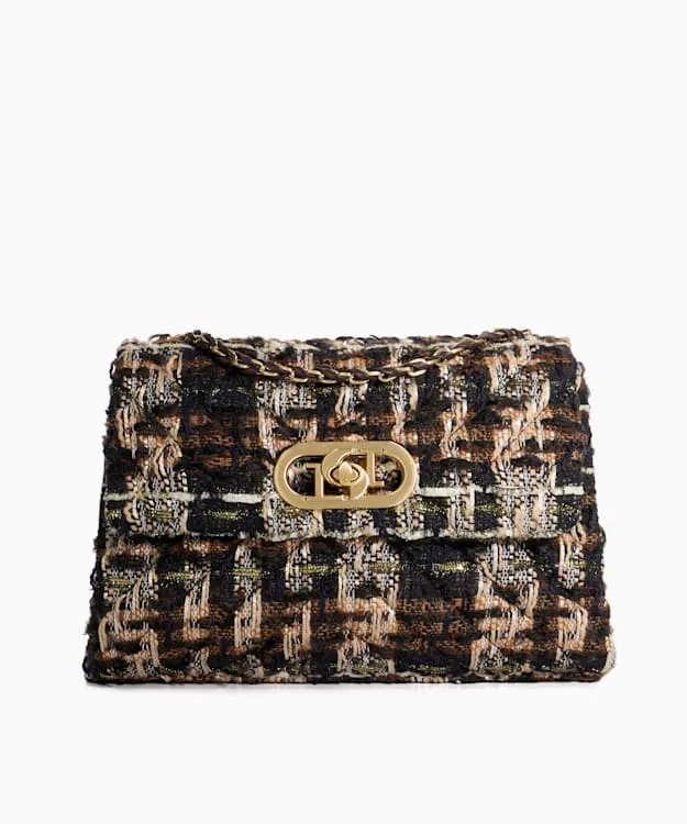 Women Dune London Handbags Chain Handle Shoulder Bag Multi Fabric