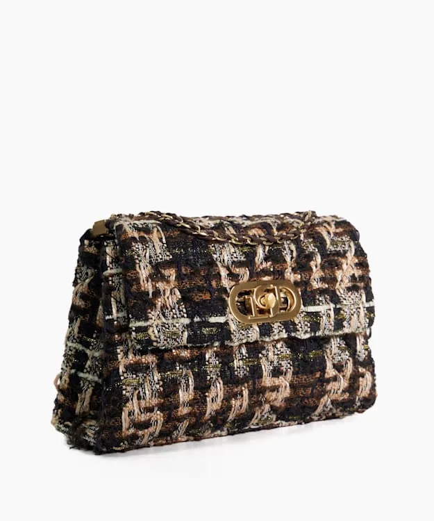 Women Dune London Handbags Chain Handle Shoulder Bag Multi Fabric