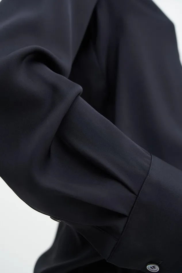 Women Eira Silk Shirt Black Filippa K Shirts and Blouses