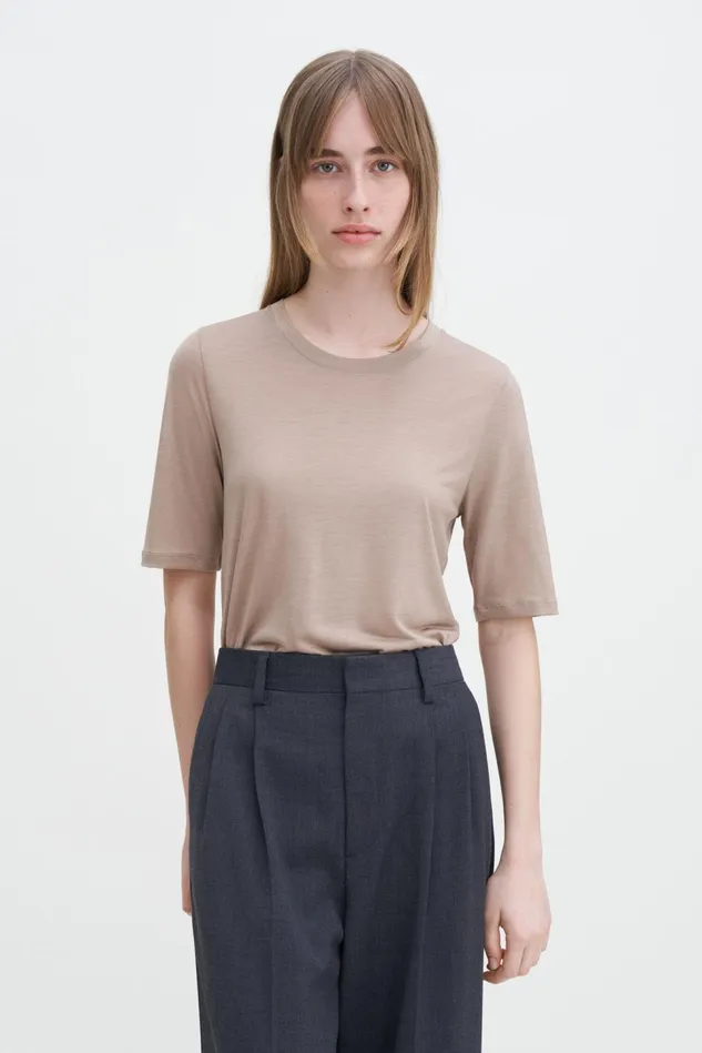 Women Elena Tee Sandstone Filippa K Tops