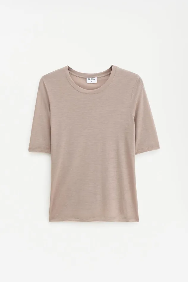 Women Elena Tee Sandstone Filippa K Tops