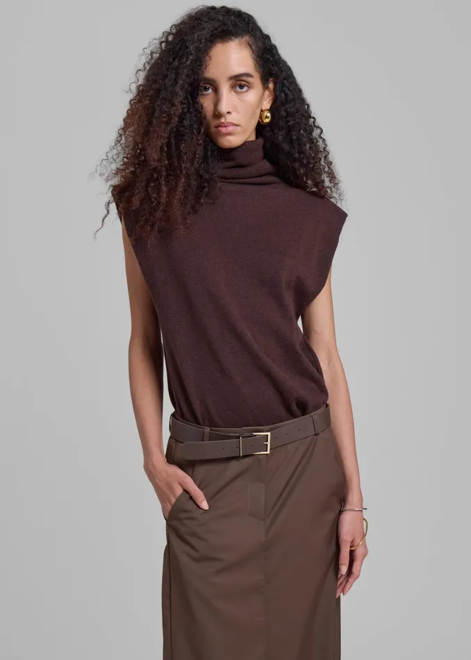 Women Eloise Maxi Skirt 8211 Brown The Frankie Shop Bottoms
