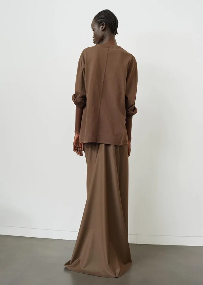 Women Eloise Maxi Skirt 8211 Brown The Frankie Shop Bottoms
