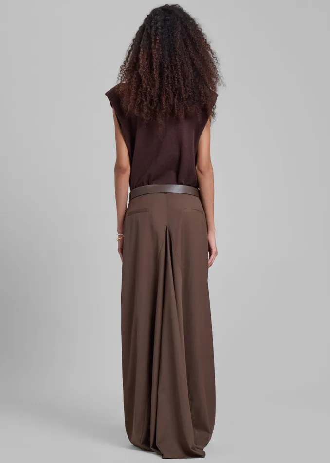 Women Eloise Maxi Skirt 8211 Brown The Frankie Shop Bottoms