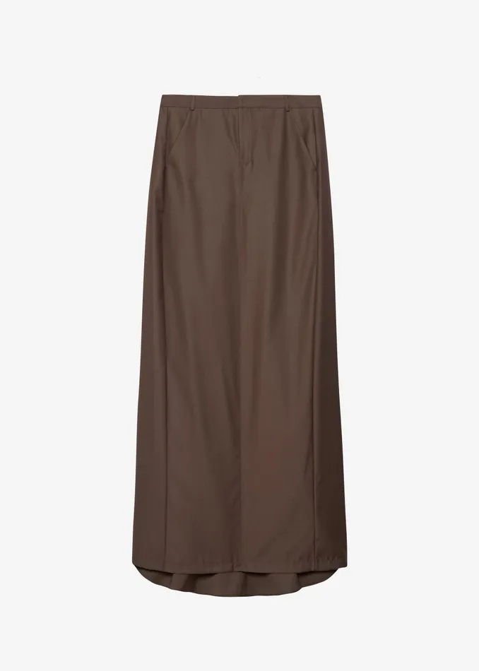 Women Eloise Maxi Skirt 8211 Brown The Frankie Shop Bottoms
