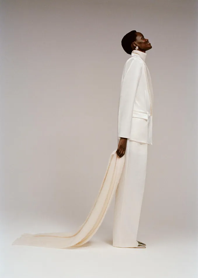 Women Elvira Pleated Trousers 8211 Ivory The Frankie Shop Bottoms