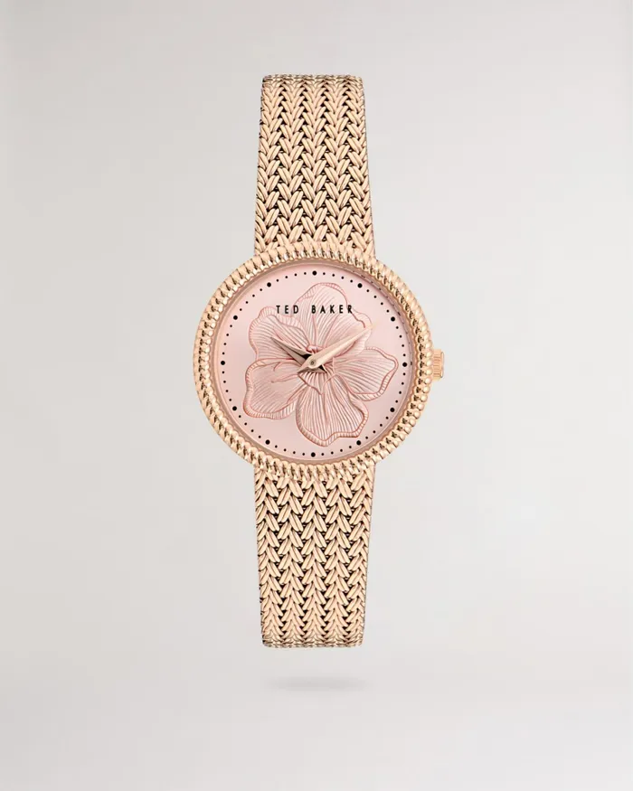 Women EMILYE 8211 Emily Flower Bracelet Watch Rose Gold Colour Ted Baker Watches Women EMILYE 8211 Emily Flower Bracelet Watch Rose Gold Colour Ted Baker Watches