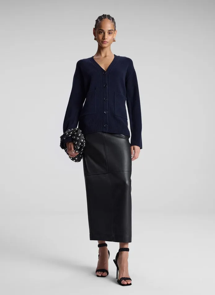 Women Emory Cashmere Cardigan Navy ALC Tops