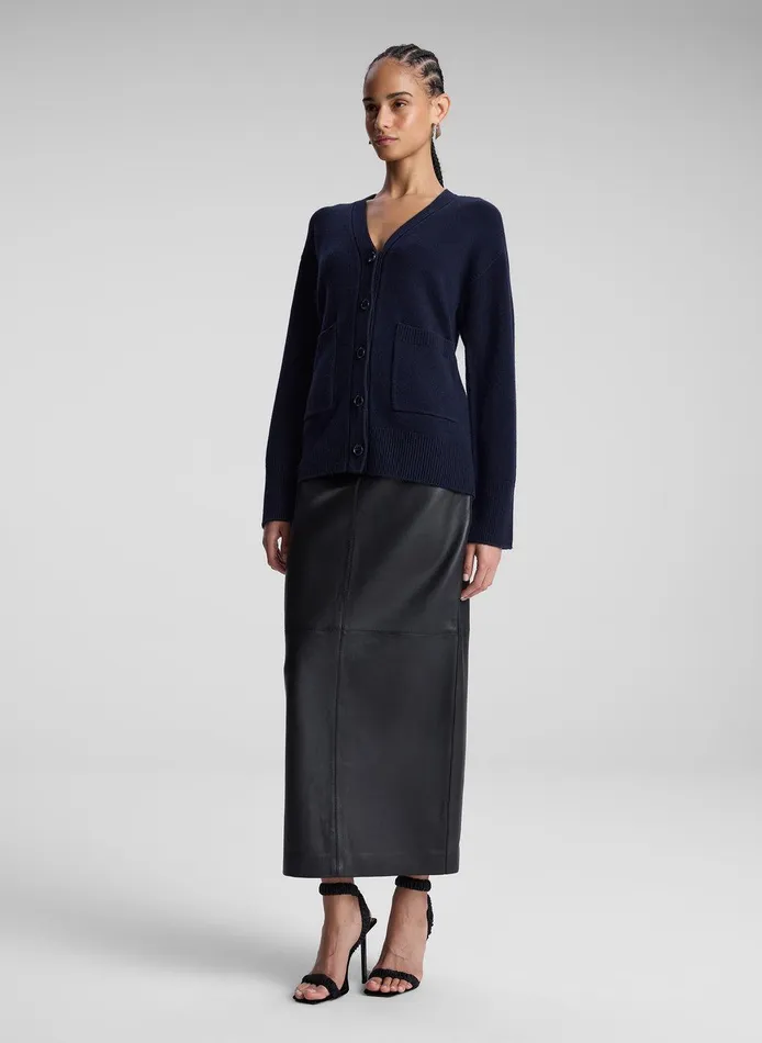 Women Emory Cashmere Cardigan Navy ALC Tops