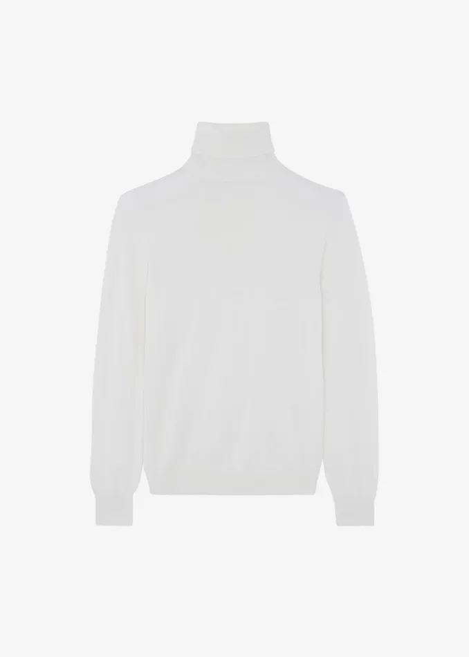 Women Eve Thin Turtleneck Sweater 8211 Ivory The Frankie Shop Knitwear