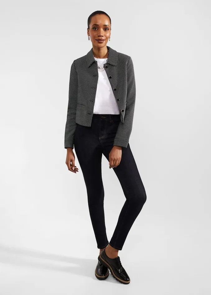Women Flats Hobbs Chelsey LaceUp Black