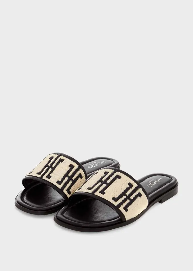 Women Flats Hobbs Sally Sliders Natural