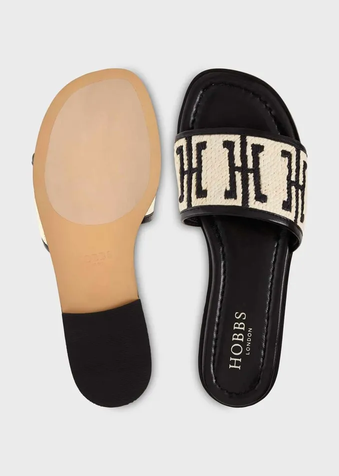 Women Flats Hobbs Sally Sliders Natural