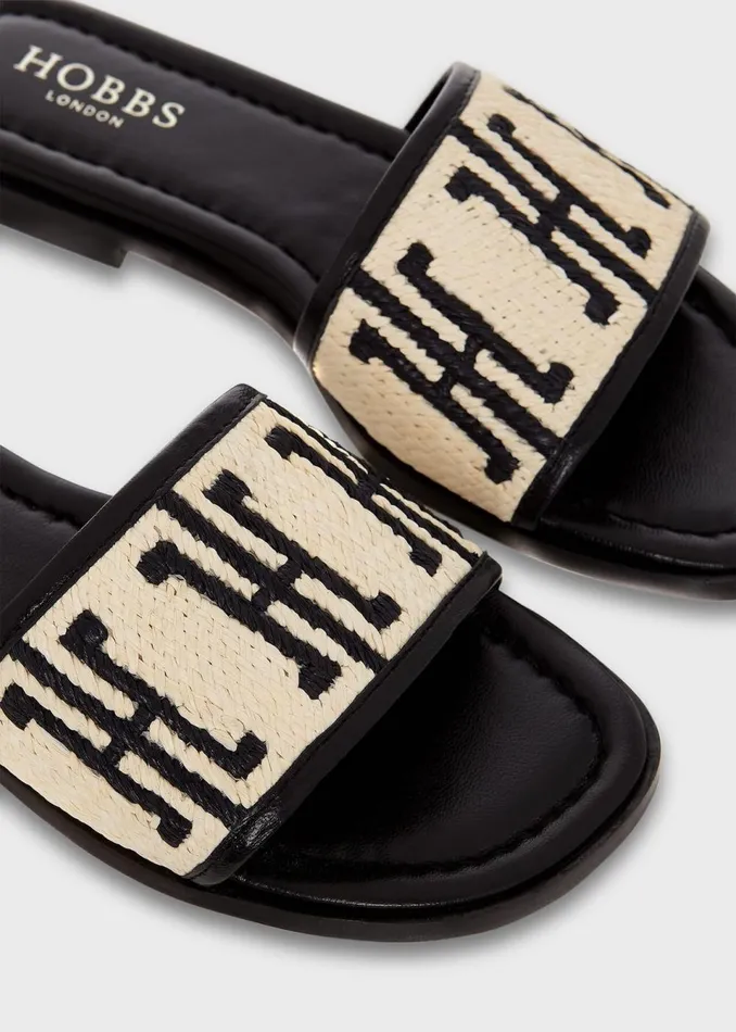 Women Flats Hobbs Sally Sliders Natural