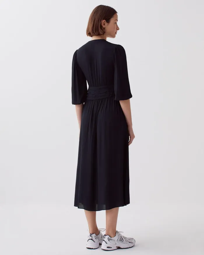 Women Fluid Maxi Dress Night Sky Comptoir Des Cotonniers Dresses and Jumpsuits Women Fluid Maxi Dress Night Sky Comptoir Des Cotonniers Dresses and Jumpsuits
