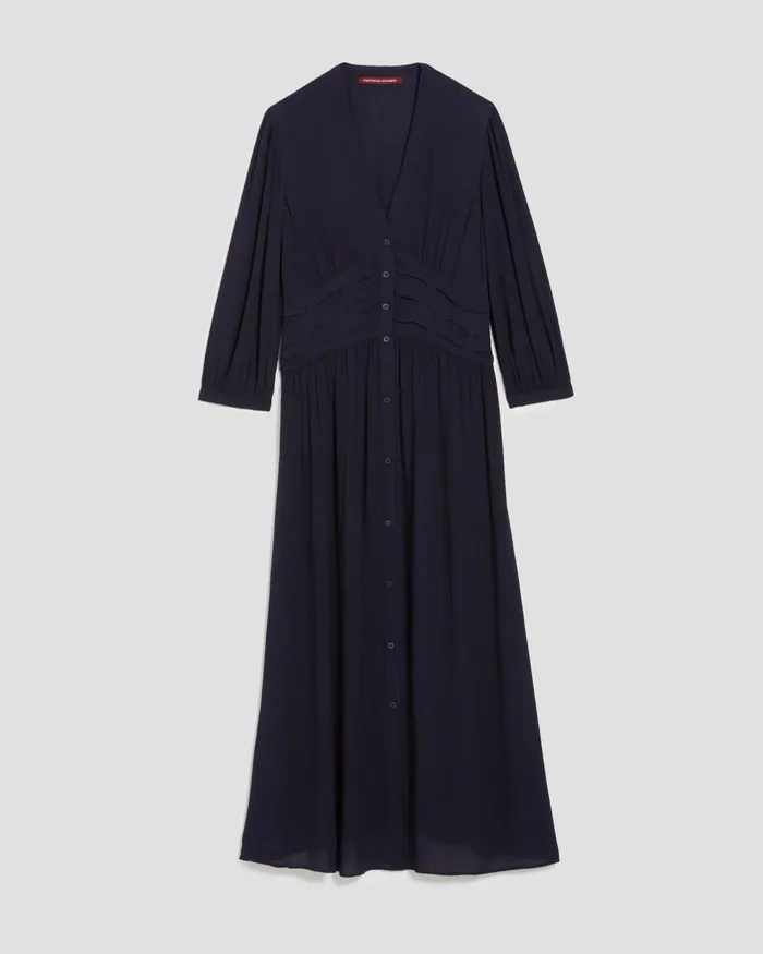 Women Fluid Maxi Dress Night Sky Comptoir Des Cotonniers Dresses and Jumpsuits Women Fluid Maxi Dress Night Sky Comptoir Des Cotonniers Dresses and Jumpsuits