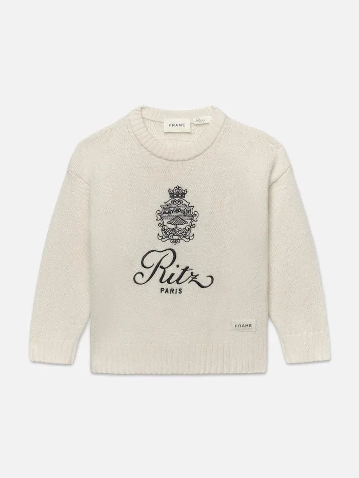 Women FRAME FRAME X Ritz Paris Ritz Kids039 Cashmere Sweater