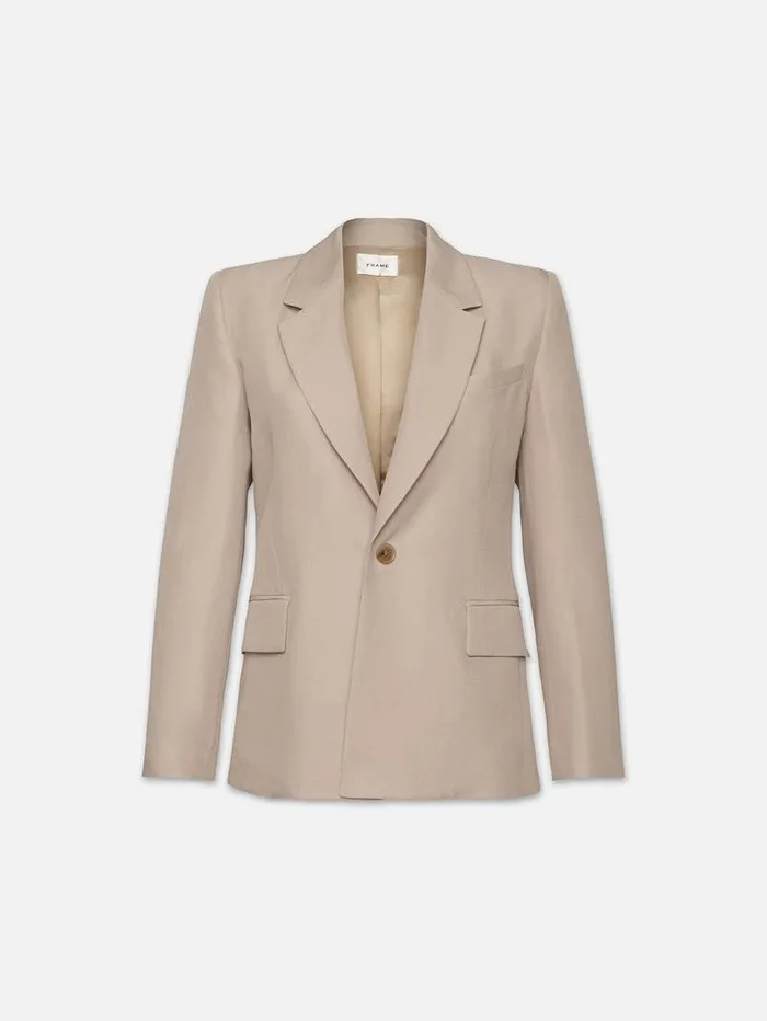 Women FRAME Jackets and Coats Single Button Blazer