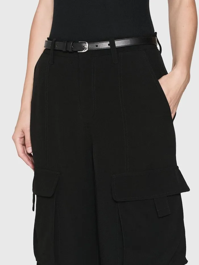 Women FRAME Pants High Rise Utility Cargo