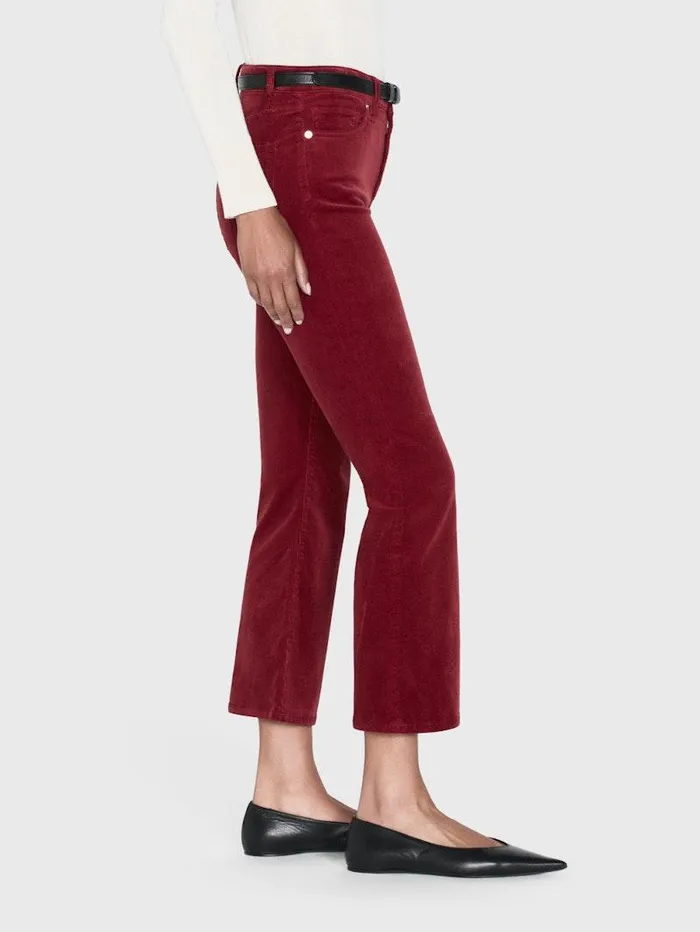 Women FRAME Pants Le Crop Mini Boot Corduroy