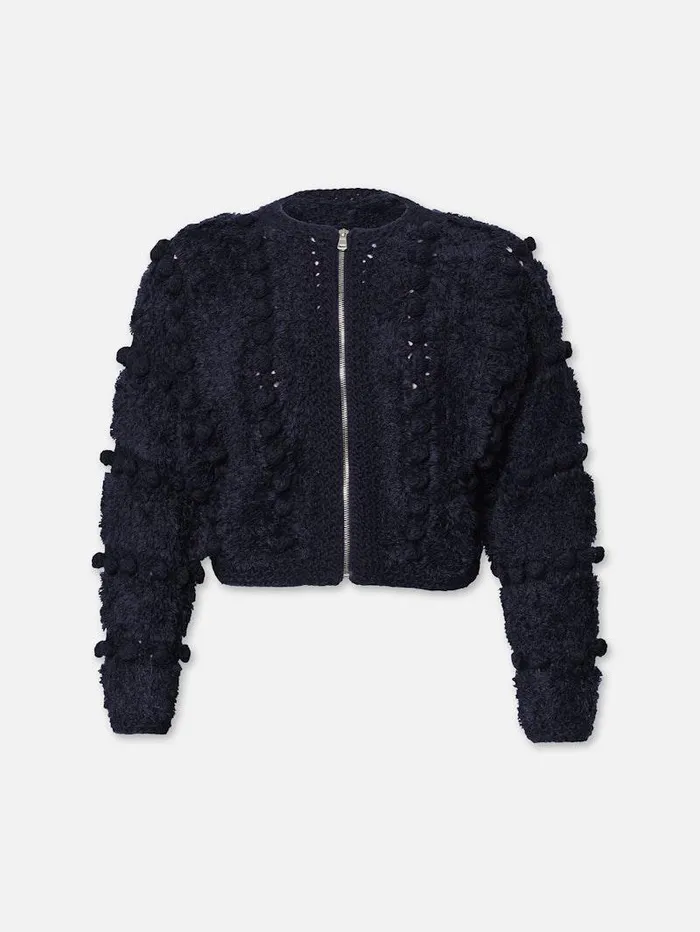 Women FRAME Sweaters Pom Pom Cardi