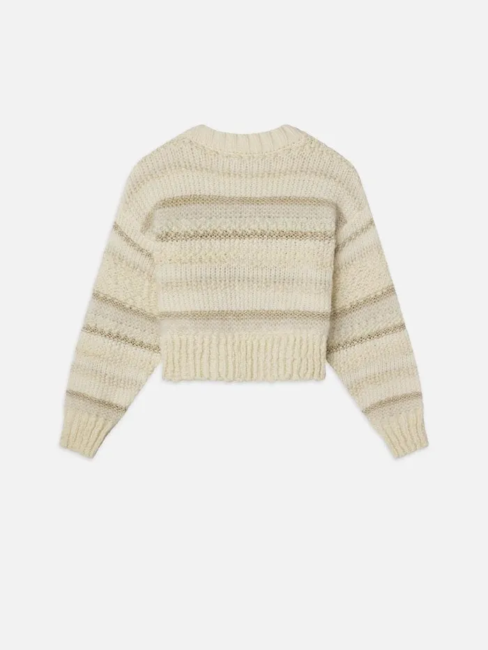 Women FRAME Sweaters Textured Stripe Sweater