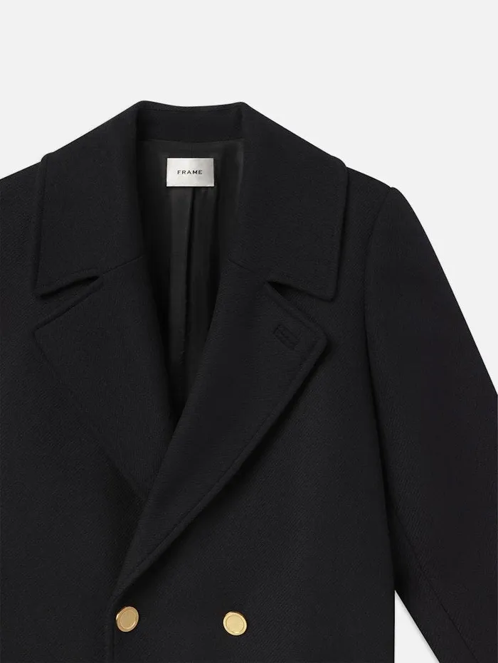 Women FRAME The Alpine Edit Classic Peacoat