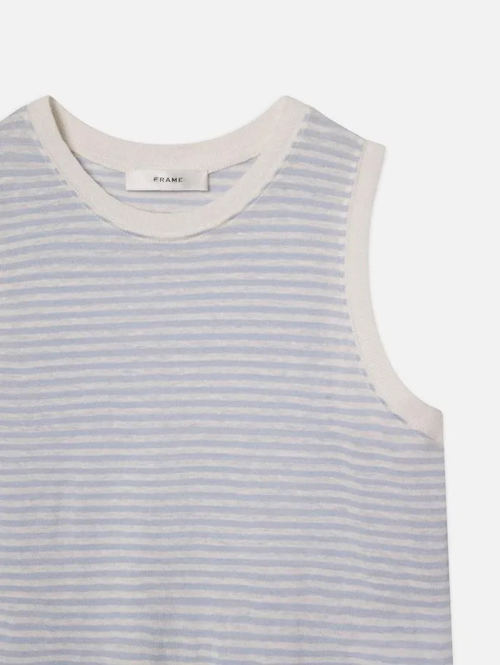 Women FRAME The Resort Edit Muscle Crew Tee