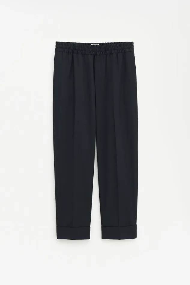 Women Franca Cool Wool Trousers Black Filippa K Trousers