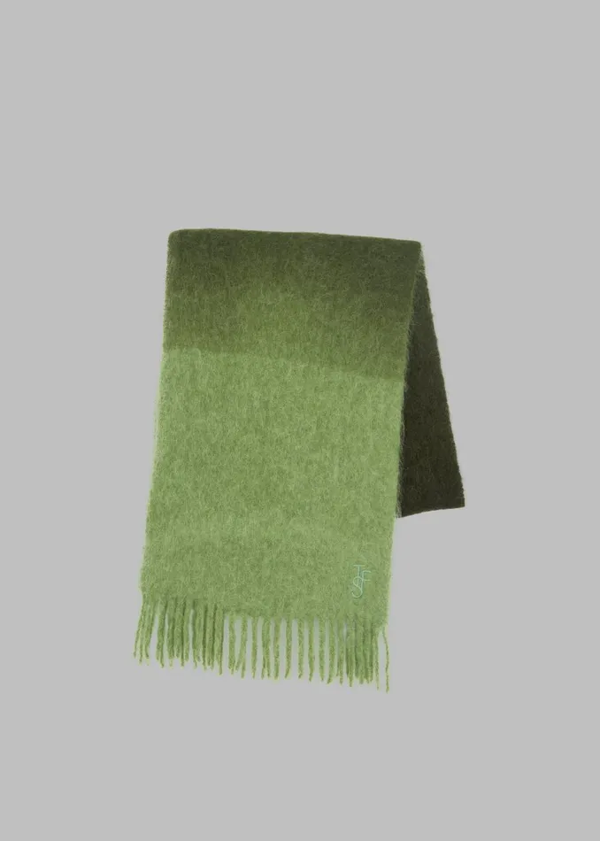 Women Frankie Lanne Scarf 8211 Olive Gradient The Frankie Shop