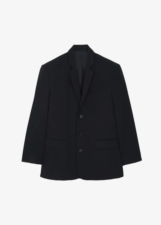 Women Gelso Oversized Blazer 8211 Black The Frankie Shop Outerwear