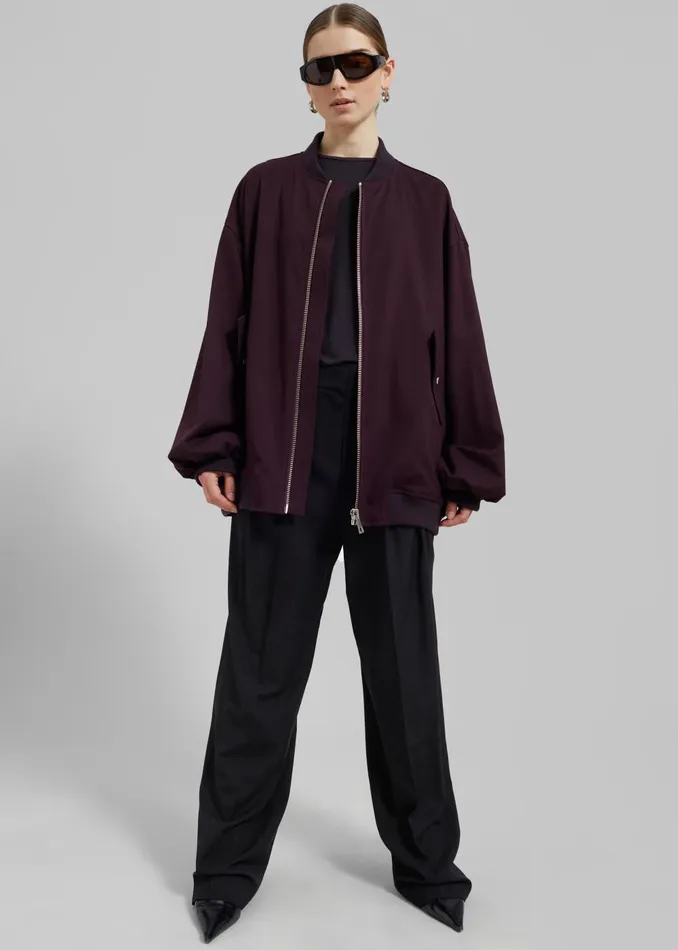 Women Gelso Pleated Trousers 8211 Black The Frankie Shop Bottoms
