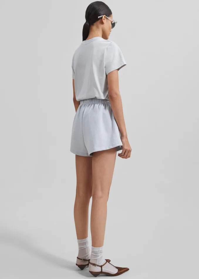 Women Gemma Mini Lounge Shorts 8211 Grey The Frankie Shop Loungewear