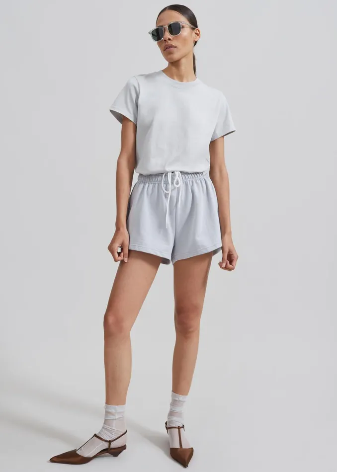 Women Gemma Mini Lounge Shorts 8211 Grey The Frankie Shop Loungewear