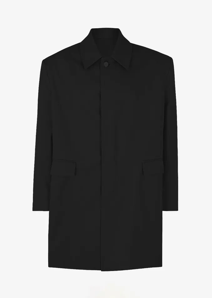 Women Ghent Padded Shoulder Trench 8211 Black The Frankie Shop Outerwear