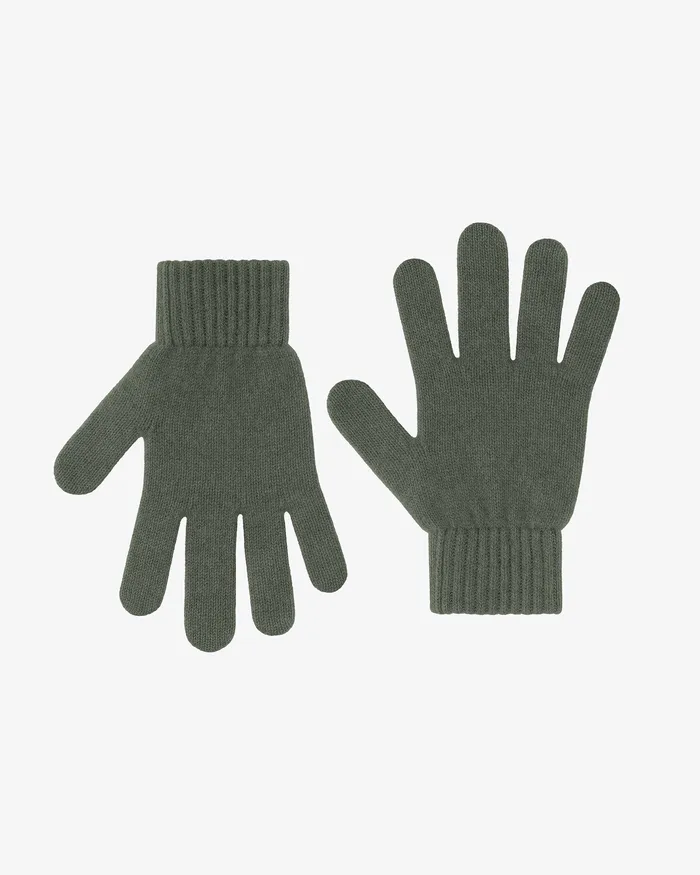 Women Gloves Colorfulstandard Merino Wool Gloves 8211 Dusty Olive