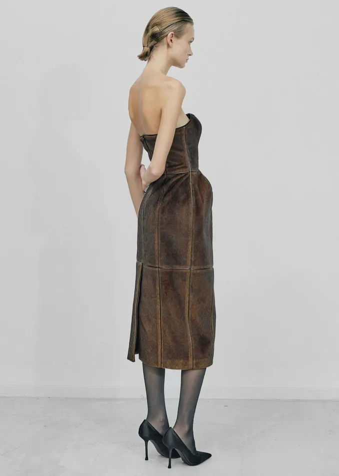Women Gudu Dress 09 8211 Brown The Frankie Shop Dresses