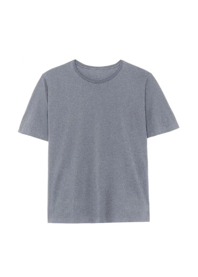 Women Harper Soft Organic TShirt 8211 Dark Grey Melange The Frankie Shop Tops