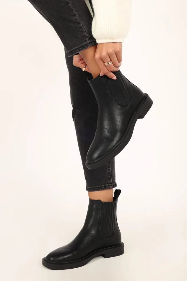 Women Hasting Ankle Boot 8211 Black Black Boots petalandpup