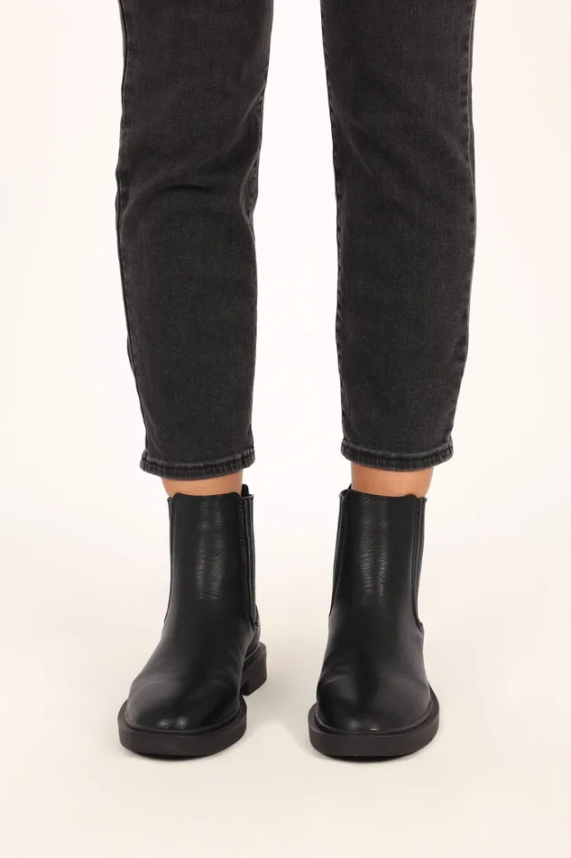 Women Hasting Ankle Boot 8211 Black Black Boots petalandpup