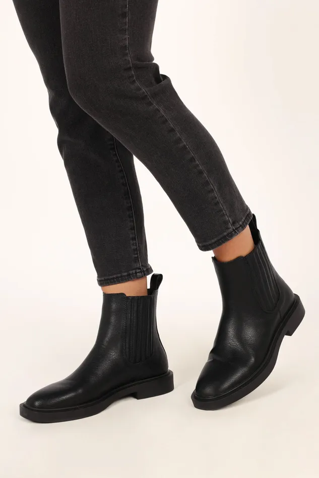 Women Hasting Ankle Boot 8211 Black Black Boots petalandpup
