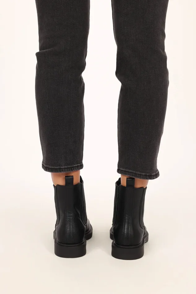 Women Hasting Ankle Boot 8211 Black Black Boots petalandpup