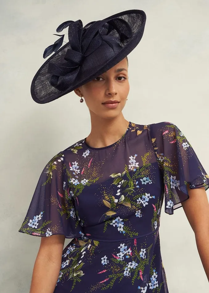 Women Hats Hobbs Susan Fascinator Midnight