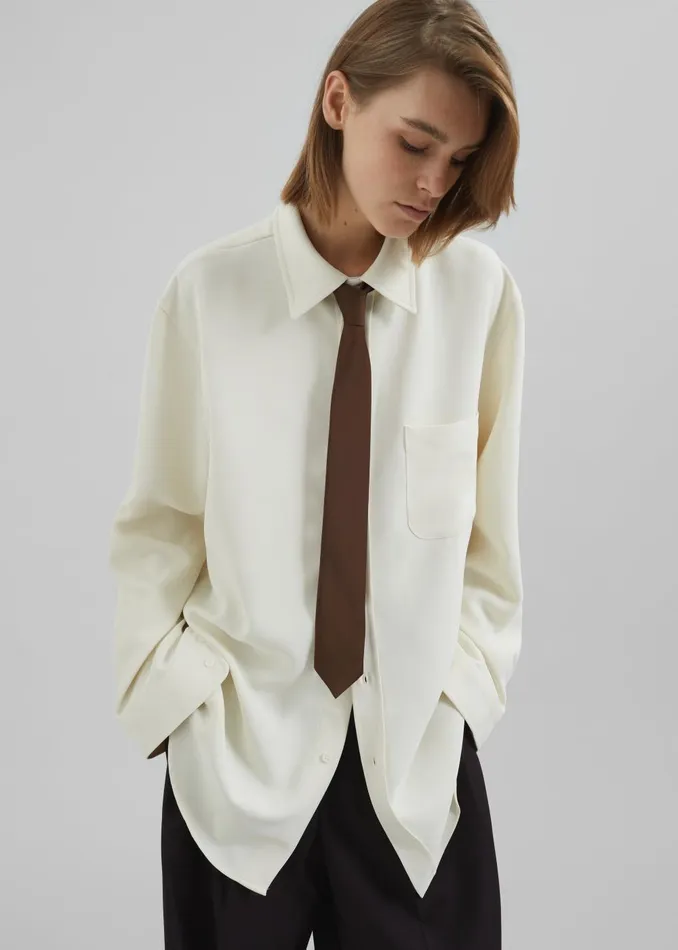 Women Haydon Shirt 8211 Beige The Frankie Shop Tops
